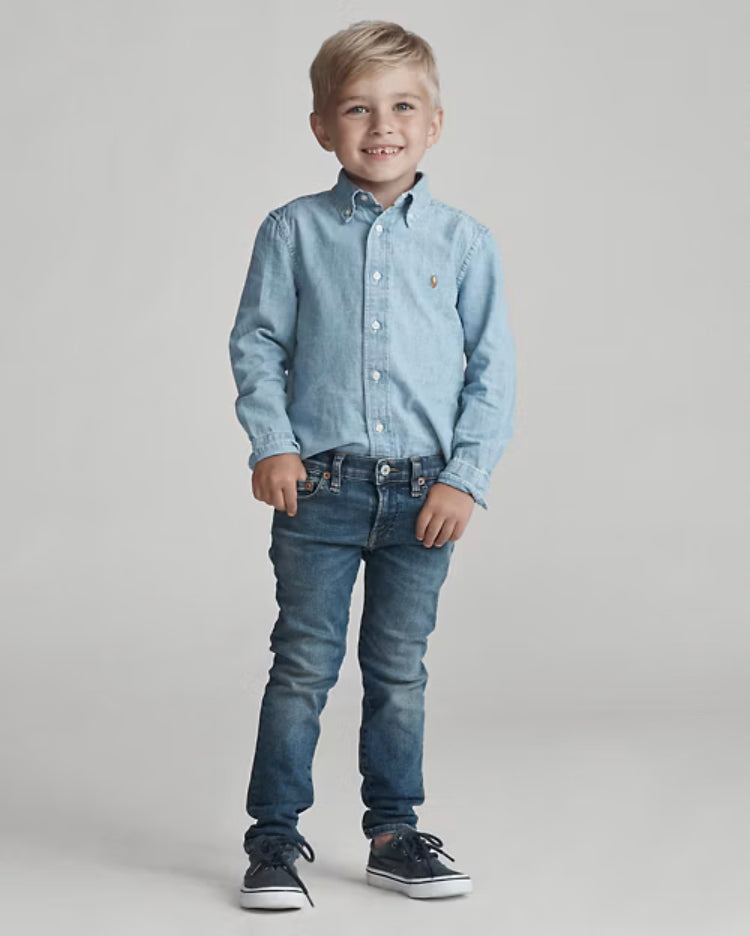 Chemise en chambray de coton